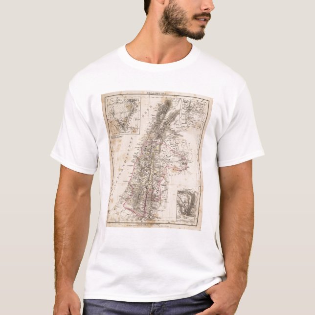 Mellan östern Palestina Tee Shirt (Framsida)