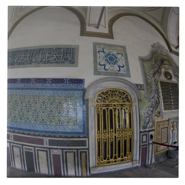 Mellan östern Turkiet och staden Istanbul med de 2 Kakelplatta (Framsidan)