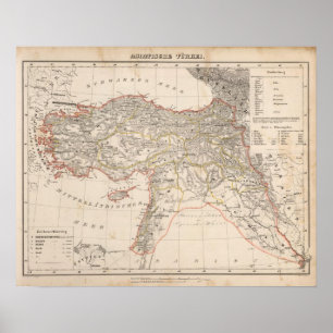 Mellan östern Turkiet, Syrien Poster