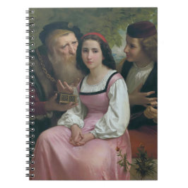 Mellan Rik och Kärlek (av Bouguereau) Anteckningsbok