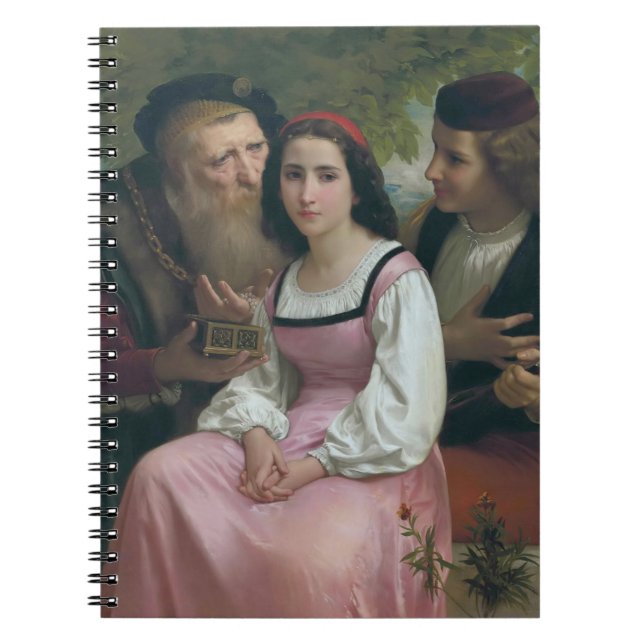 Mellan Rik och Kärlek (av Bouguereau) Anteckningsbok (Framsidan)