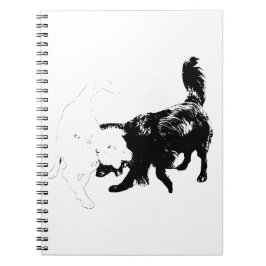 Mellan rörelser anteckningsbok