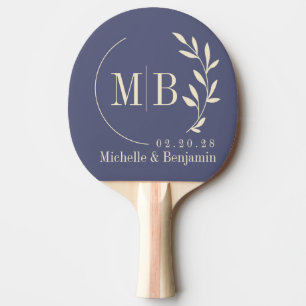 Mellan sekelskiftet Lavendel Bris Blad Bröllops Mo Pingisracket