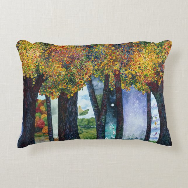 Mellan Ställen II Pillow Prydnadskudde (Framsidan)