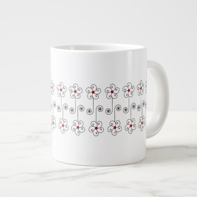 Mellan stor Posie Band Mugg Jumbo Mugg (Framsida höger)