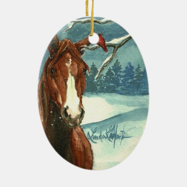 Mellan vänjulprydnaden julgransprydnad keramik (Baksidan)