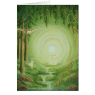 Mellan världarna hälsningskort