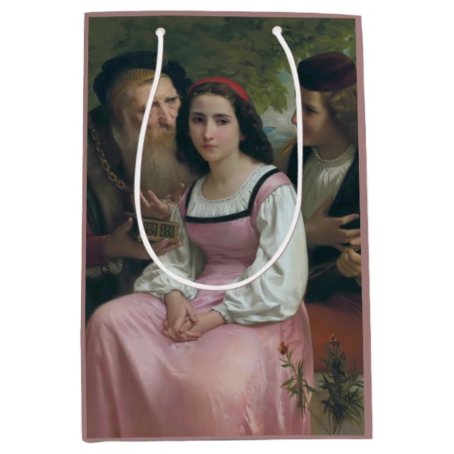 Mellan Wealth och Kärlek (av Bouguereau) (Framsidan)