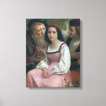 Mellan Wealth och Kärlek (av Bouguereau)