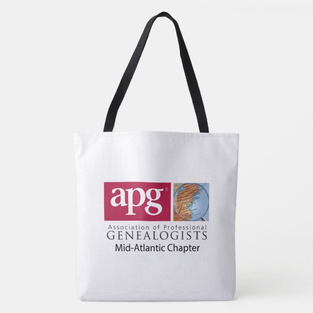 Mellanatlantisk Tote Bag Tygkasse (Framsida)