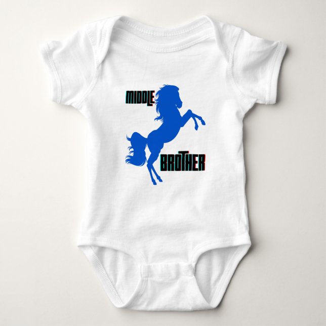 Mellanbror hästavel t shirt (Framsida)