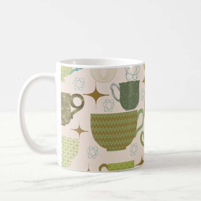 Mellandecorativ Tekop Kaffemugg (Vänster)