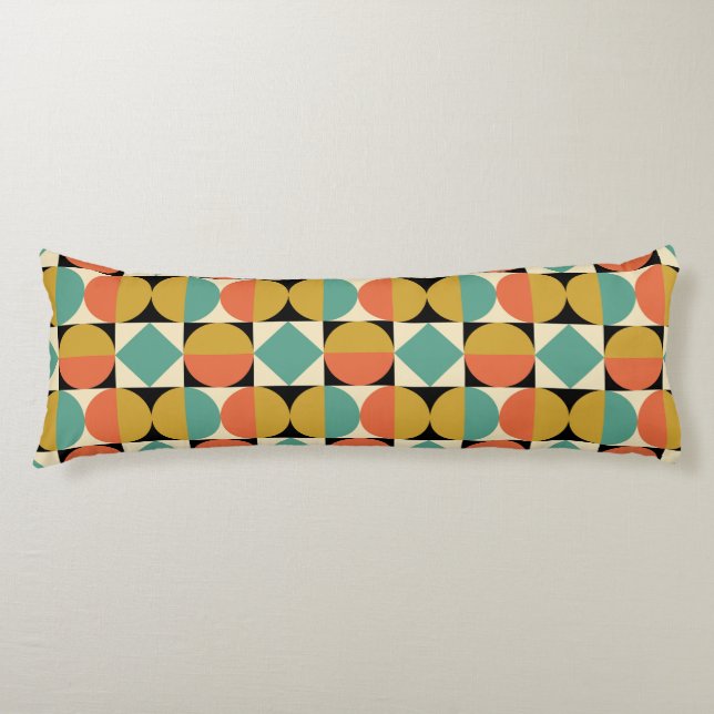 Mellandekorativ geometrisk design kroppskudde (Framsidan)