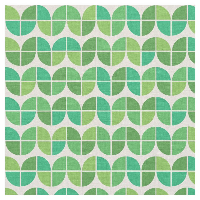 Mellandekorativ geometrisk grön formmönster  tyg (Närbild)