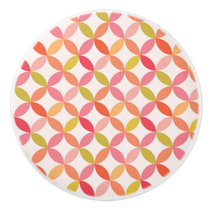 Mellandekorativ rosa röd orange Cirklar  Knopp