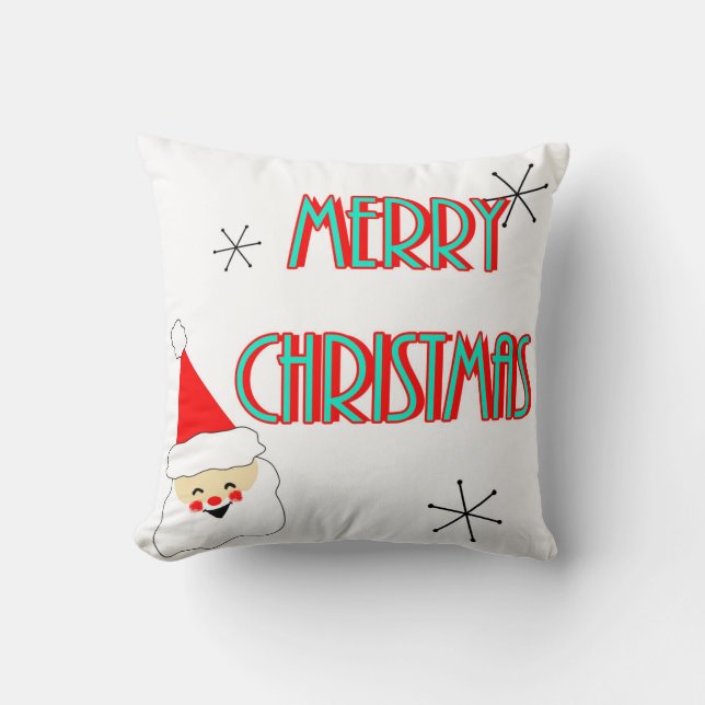 mellandekorativ tomte god jul kudde (Framsida)