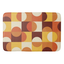 Mellandesign halvcirkel gul och orange