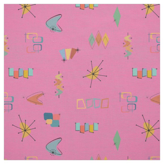 Mellandesign Texturerad Rosa Tyg (Provkarta)