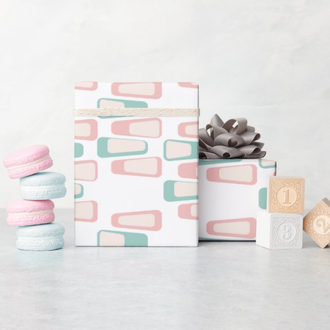 Mellandesignmönster Presentpapper (Baby Shower)