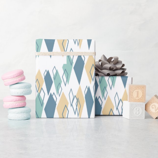 Mellandesignmönster Presentpapper (Baby Shower)