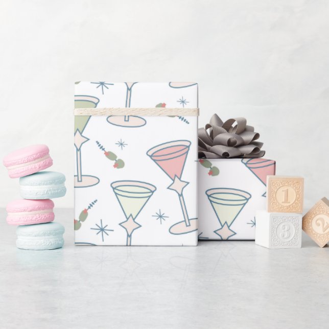 Mellandesignmönster Presentpapper (Baby Shower)