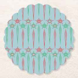 Mellanliggande Mod Icicles Papper Underlägg