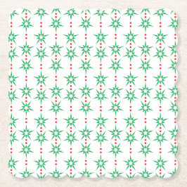 Mellanliggande Modet Garland Papper Underlägg