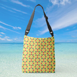 Mellanliggande, mönstrad, mellanliggande korsblock axelväska