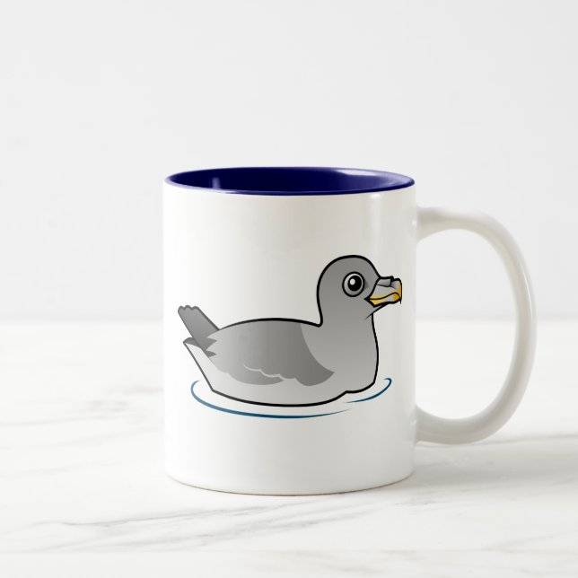 (Mellanliggande) nordlig Fulmar, Två-Tonad Mugg (Höger)
