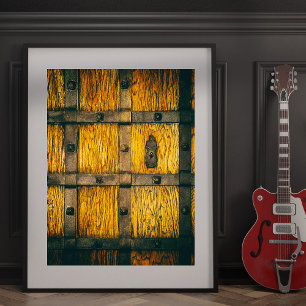 Mellanliggande slott grind. poster