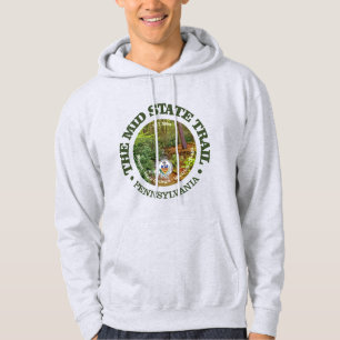 Mellanliggande spår (rd) hoodie