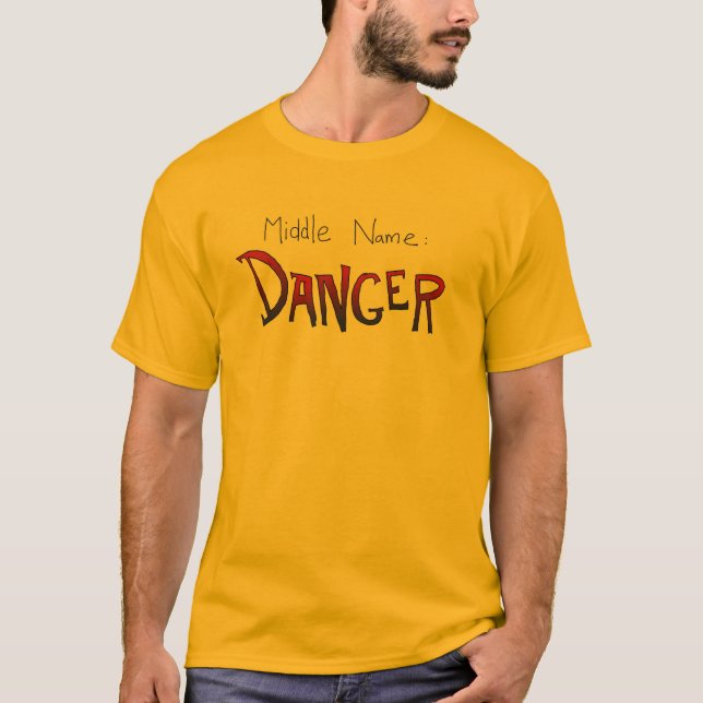 Mellannamn: Danger T Shirt (Framsida)
