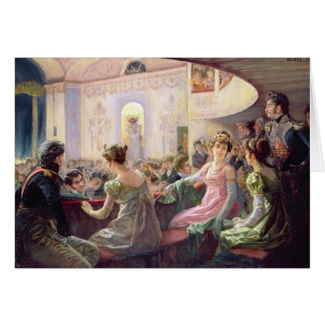 Mellanrummet på theatren hälsningskort (Framsidan Horizontal)