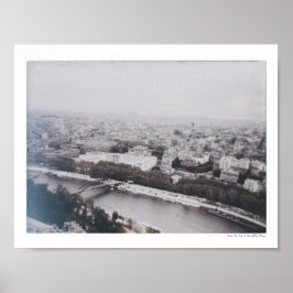 Mellansekelsvy från Eiffel Torn Poster