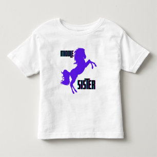 Mellansyster Lila Ponnyuppfödning T Shirt