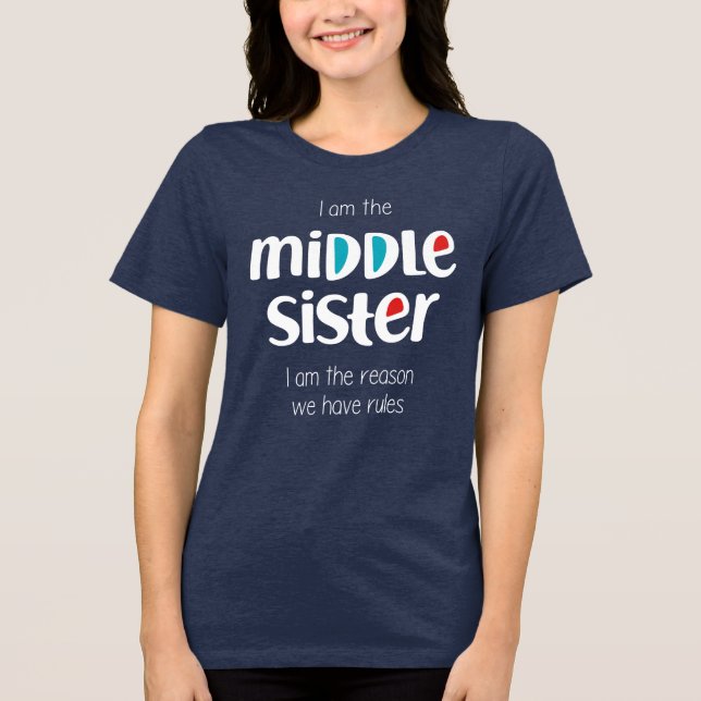 Mellansyster T Shirt (Framsida)