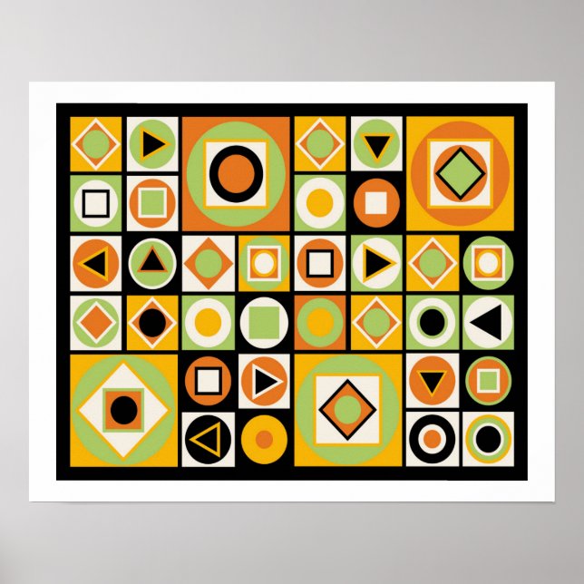 Mellantidsmodern stil 10 poster (Framsidan)