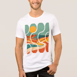 Mellantidsökenlandskap Modern konst T Shirt
