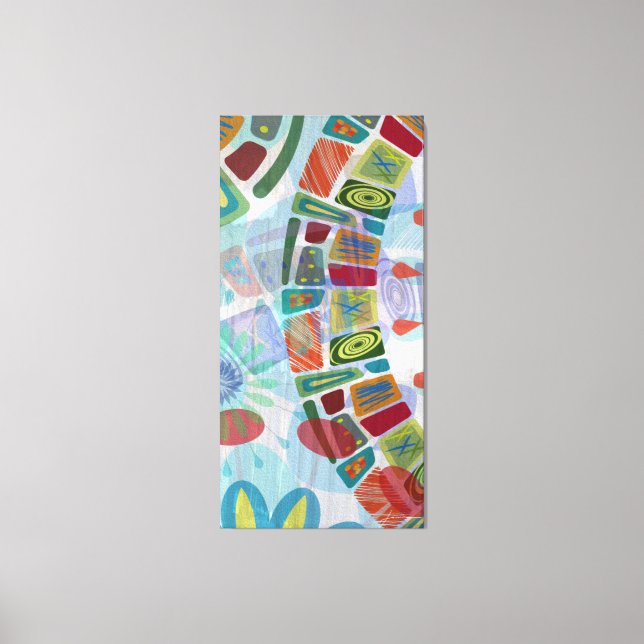 Mellanvägspaneler III Canvastryck (Framsida)