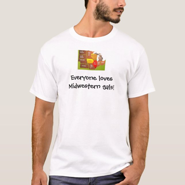 Mellanvästern- gal. t-shirt (Framsida)