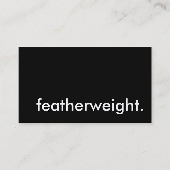 Mellanvikt. Visitkort (Framsida)