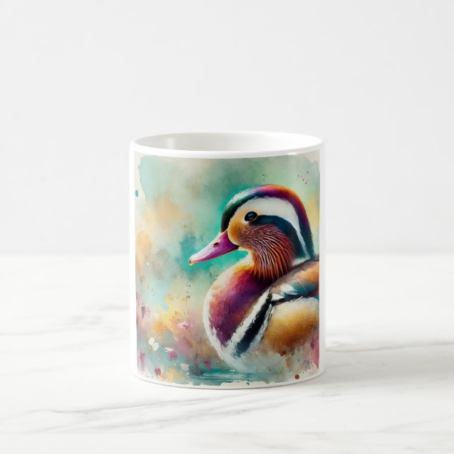 Mellers Duck 160724AREF233 - Watercolor Kaffemugg (Center)