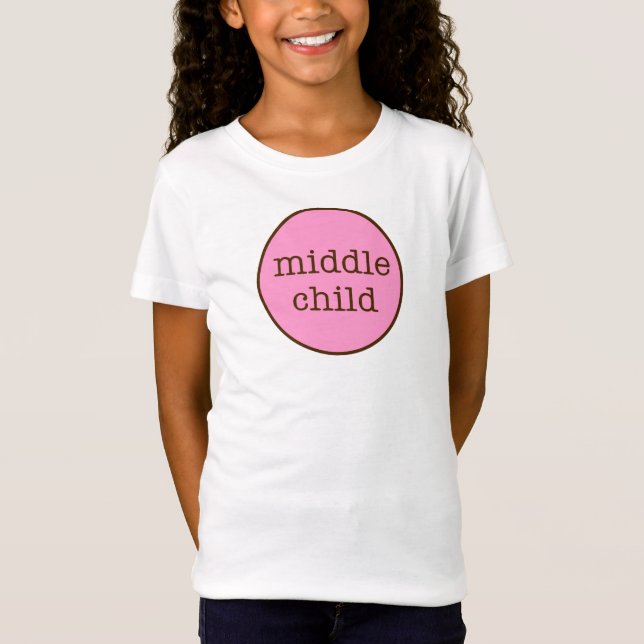 Mellersta barnskjorta tee shirt (Framsida)