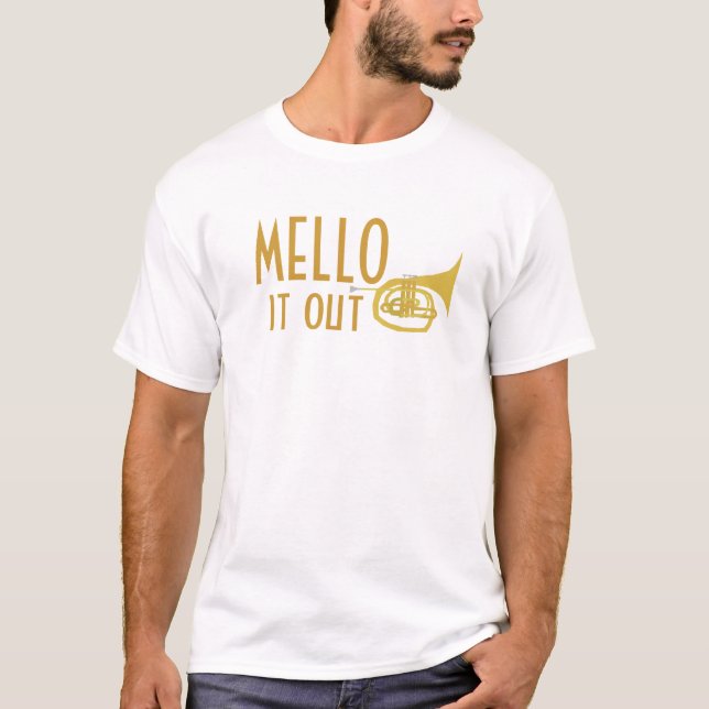 Mello det ut skjorta tee shirt (Framsida)