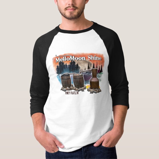 MELLOMOON MOONSHINE FORTFARANDE T SHIRT (Framsida)