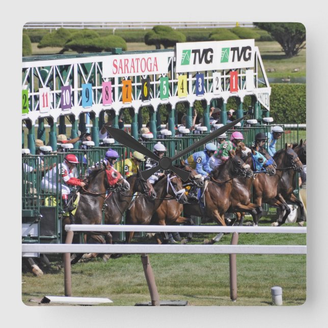 Mellon Turf Fyrkantig Klocka (Framsida)