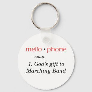Mellophone - gud gåva som ska sättas band nyckelring