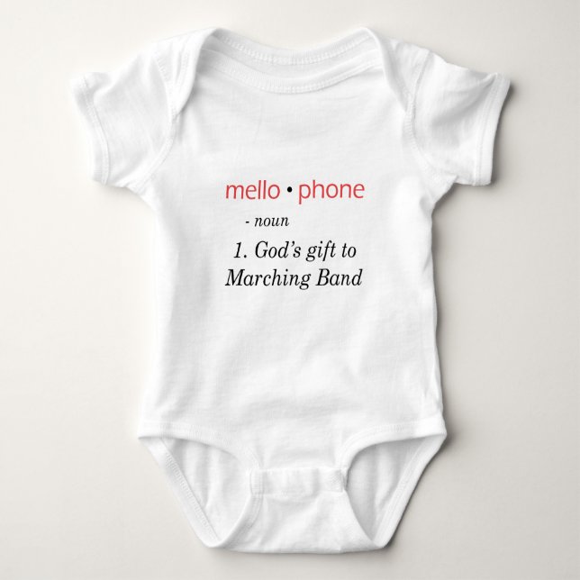 Mellophone - Guds gåva till Band Tröja (Framsida)