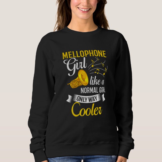 Mellophone Instrument Music Player Beginner Lesson T Shirt (Framsida)