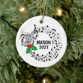 Mellophone Marching Band jul Ornament